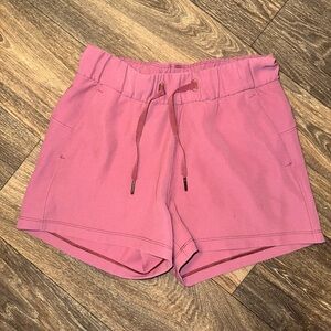 Lululemon Athletica Pink Athletic Shorts with Elastic Waistband